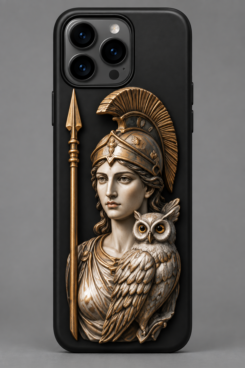 Close view of the Athena dimensional relief